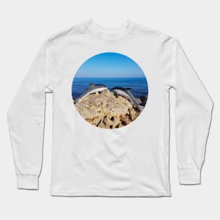 Stoned Dolphins on Vacation Long Sleeve T-Shirt